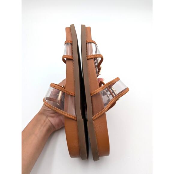 Schutz Naomi Slide Sandal Women's Adjustable Straps Brown Size US7.5B EU38 - Picture 11 of 12